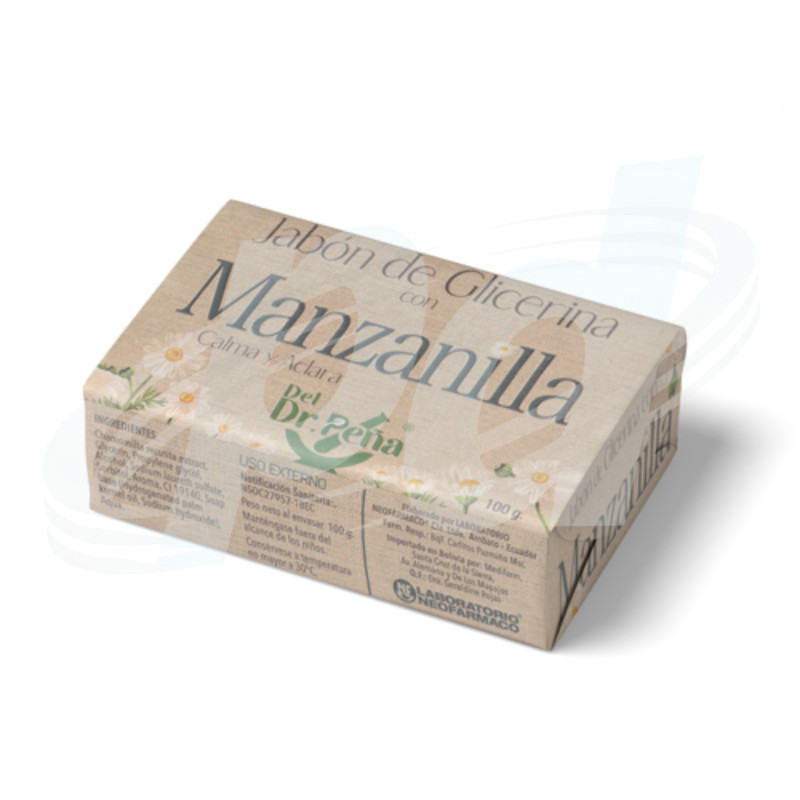 JABON DE GLICERINA C/MANZANILLAX110GR